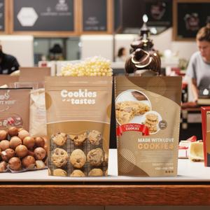 ถุงพิมพ์ลายดิจิตอลตามสั่ง รูปทรงตามต้องการ ปิดผนึกได้ กลิ่นไม่รั่วซึม ขนาด 3.5 กรัม ถุงไมลาร์แบบไดคัทสำหรับขนม 3.5 กรัม ถุงไมลาร์สำหรับคุกกี้ 3.5 กรัม - Product Image 1