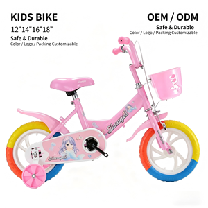Vélo pour enfants léger et sûr, design coloré pour filles de 2 à 5 <span class=keywords><strong>ans</strong></span>, 12 pouces, uniquement pour les entreprises B2B - Product Image 2