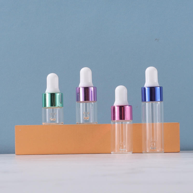 Transparent bottle with colored aluminum sealing ring