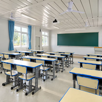 Module de Classe Scolaire Préfabriqué Facile à Assembler pour Projet d'Extension Universitaire Temporaire