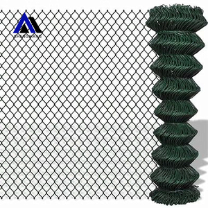 Hot-selling Chain <strong>Link</strong> Fence PVC Coated Galvanized Fence <strong>Chian</strong> Wire Chain Mesh for Sport Yard Home Garden Industry Fencing - Product Image 1