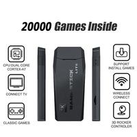 الأعلى مبيعا 2.4G جهاز تحكم محمول لاسلكي 4K عالية الدقة عصا ألعاب 20000+ كلاسيكي محمول ريترو لعبة جهاز ألعاب فيديو m8