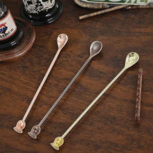 ช้อนคนโลหะสแตนเลส30ซม. สำหรับบาร์ค็อกเทลหรือร้านอาหารดีไซน์สุดสร้างสรรค์ออกแบบโลโก้ได้ตามต้องการ - Product Image 6