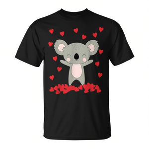 T-shirt promotionnel Saint-Valentin Cœur d'amour Animal - Product Image 2