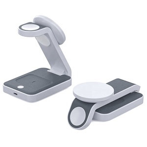 Soporte <span class=keywords><strong>de</strong></span> cargador inalámbrico magnético plegable compacto a <span class=keywords><strong>precio</strong></span> <span class=keywords><strong>de</strong></span> fábrica Musthong con luz nocturna táctil para <span class=keywords><strong>iPhone</strong></span> iWatch y <span class=keywords><strong>AirPods</strong></span> - Product Image 3
