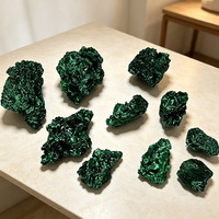 Meilleures ventes : Pierre brute de malachite verte naturelle, pour la guérison Reiki, la méditation, souvenir, amour, Feng Shui, décoration intérieure, ornement