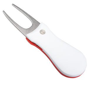 Outil de fourche de réparation de golf vert bicolore pliable et pop-up avec correspondance des couleurs de la fourche - Product Image 4