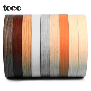 toco Plastic Edge banding Trim Pvc Abs Wood rubber table edging
