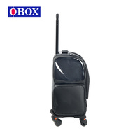OBOX Oxford MakeupTrolley OEM/ODM с отсоединяемой перегородкой, держателем для кистей, выдвижной ручкой и застежкой-молнией для использования на улице