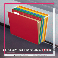 Dossier de documents RUNDA 26423-1 2025 – Impression UV personnalisée, suspension, format A4, onglets assortis, papier manila, classeur vertical
