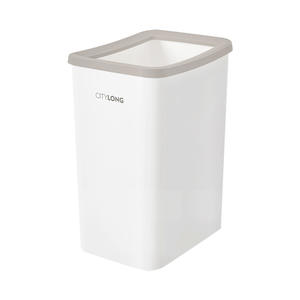 Cubo de Basura Rectangular Citylong de 10L para Interiores, Baño, Dormitorio, Diseño Nórdico Minimalista - Product Image 1