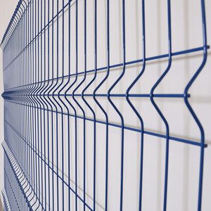 Hàn tấm Panel PVC hàng rào 3D uốn cong dây lưới tam giác hàng rào với Đào vuông Vòng bài thép vườn hàng rào nhà máy trực tiếp - Product Image 6