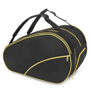 Grand sac à dos de protection convertible en Oxford personnalisé avec fermeture éclair sac de pickleball de <span class=keywords><strong>tennis</strong></span> léger pouvant contenir jusqu'à 9 raquettes - Product Image 4