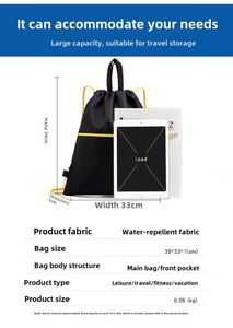 Promotion Custom Logo 420D Oxford Travel Duffel Bag Versatile Foldable for Sports Fitness Training School Activities Daily Use - Product Image 2