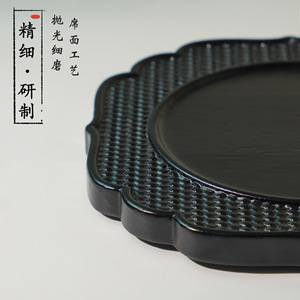 ถาดไม้ดีไซน์สร้างสรรค์ สีดำล้วน สวยหรู สำหรับโรงแรม - Product Image 2