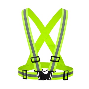 Outdoor ajustável Elastic Hi Visibilidade Chalecos Reflective <span class=keywords><strong>Safety</strong></span> Strap Vest Reflective Belt Strap para Correr Ciclismo - Product Image 4