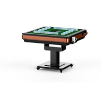 Machine à Mahjong Professionnelle Portable, Double Usage, Conception Pliante, Système de Mélange Silencieux, Table de Mahjong Intelligente pour Club et Casino