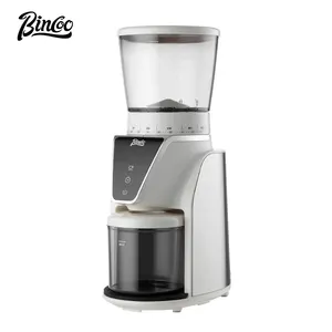 BINCOO Coffee Grinder, Electric Burr One-Touch Automatic Grinder with 51-Position Grind Selector, Stainless Steel