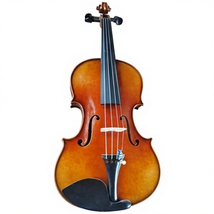 ไวโอลินรุ่น <span class=keywords><strong>Stradivarius</strong></span> ขนาด 4/4 3/4 1/2 เสียงไพเราะ หน้าไม้สปรูซแท้ หลังไม้เมเปิล ลายไม้ชัดเจน - Product Image 1