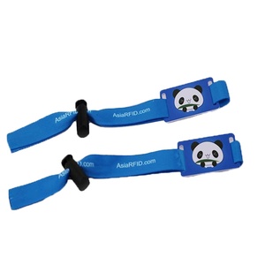 Bracelets tissés imprimables XYT avec puce <span class=keywords><strong>NFC</strong></span> 213 13,56 MHz et encodage de données, adaptés aux parcs d'attractions, aux stations balnéaires et au contrôle d'accès aux événements - Product Image 1