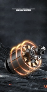 Ensemble d'outils <span class=keywords><strong>sans</strong></span> <span class=keywords><strong>fil</strong></span> avec perceuse à main 21V en acier CRV, personnalisable OEM pour la réparation de <span class=keywords><strong>jardin</strong></span>, de bureau et de maison - Product Image 5