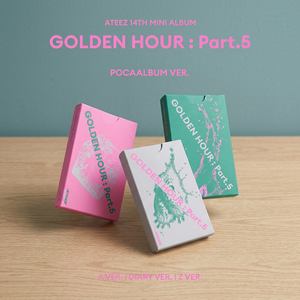 ATEEZ Golden Hour Part.5 POCA Álbum VER. (Con POB)-2026-06-26 Material impreso en coreano - Product Image 3