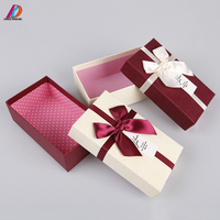 Luxury Custom Paper Box Packaging Gift Box with Ribbon Bowknot