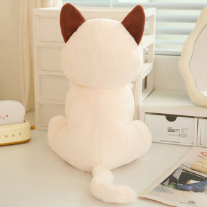 Miglior prezzo simpatici giocattoli di peluche morbido gatto bianco gatto impagliato realistico peluche gatto giapponese - Product Image 2
