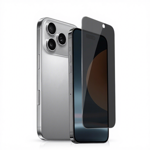 Film de Protection d'Écran en Verre Trempé <span class=keywords><strong>Anti</strong></span>-Espion 17 Pro Max Air, Couverture Complète, Angle de Vue 180°, <span class=keywords><strong>Anti</strong></span>-Reflet pour iPhone - Product Image 1