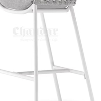 Chaises de bar en corde d'extérieur mobilier d'extérieur sur le balcon pour visiter les paysages chaises en tissu