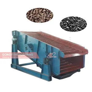 small scale hard stone limestone silica sand gold mining coal linear vibrating screen machine with good price