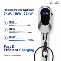 Bornes de recharge murales, chargeur mural, Wallbox 11 kW, station de recharge pour voiture, chargeur EV, Wallbox Type 2, recharge de véhicules électriques