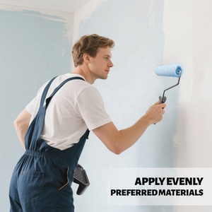 Tường Sơn Công Cụ Thiết Lập Con Lăn Bàn Chải Sơn Cao Su Kính Thiên Văn Que Trang Trí Kết Hợp Thiết Lập Với Polyester Khay - Product Image 6