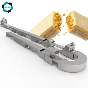 Máquina para hacer barras de proteína GUSU, máquina para hacer barras de nueces de granola de proteína de cereales, equipo de procesamiento, fabricación frágil de maní