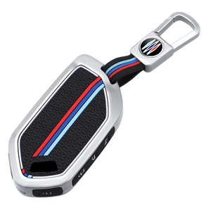 Étui de protection pour clé de voiture en alliage de zinc et gel de silice pour KIA NEW KN EV5 <span class=keywords><strong>Sportage</strong></span> R EV9 <span class=keywords><strong>GT</strong></span>-<span class=keywords><strong>Line</strong></span> Carnival, porte-clés, sac - Product Image 1