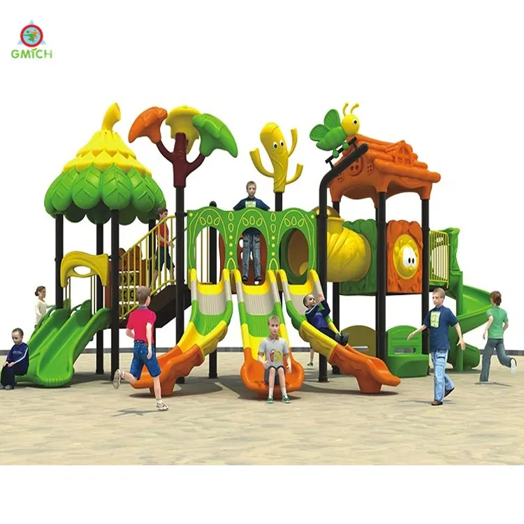 Открытая игровая площадка детские игровые игрушки наружная пластиковая горка для уличного парка развлечений