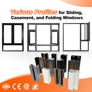 Perfil de puerta de ventana de aluminio Sistema de marco de ventana de aluminio extruido Perfiles de aluminio arquitectónico OEM ODM - Product Image 2