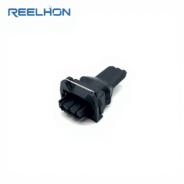 Tyco TE AMP 3 Pin EV Automotive Automotive Electrical Waterproof Wire Harness Connector With Relevant Rubber Cover 282246-1