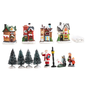 <strong>Christmas</strong> Desktop Ornaments Building LED Lighted <strong>Christmas</strong> <strong>Village</strong> <strong>Houses</strong> Decoration - Product Image 5