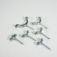 Collier de serrage réglable avec vis carrée Colliers de serrage sans ressort en caoutchouc Clips fendus