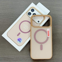 Étui de téléphone magnétique mat de luxe pour iPhone 18 Pro Max 17 Air 13 14 15 16, coque arrière antichoc avec emballage de vente au détail