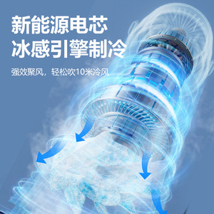 Mini Desktop Fan With Light Rechargeable Usb Powered Quiet Operation For Personal Use - Product Image 4