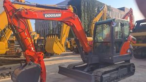 Doosan excavator Crawler dx60-9c mini 5 ton 6 ton digger for sale dx55 dx60 machines excavators used Korea <b>small</b> digger cheap - Product Image 2