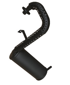 101859301 Ensemble silencieux d'échappement avec bouclier thermique pour voiturette de golf à essence Club Car DS 1994-2014 pour moteur FE290 MUF-0004 Garantie 1 an - Product Image 2