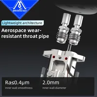 Mellow DualVelo AIR Lite, Hotend y Extrusor Totalmente Metálicos para Impresoras 3D de Gran Formato, Impresión 3D DIY de Alta Velocidad