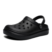 Chaussures de sport d'été pour hommes, respirantes, à bout fermé, pour la plage, le jardin, en EVA, semelle souple, sabots creux pour la conduite