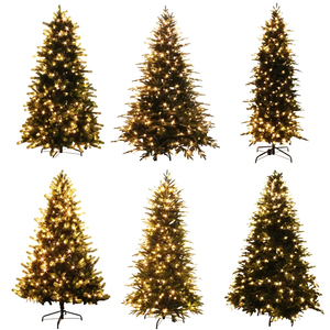 Lớn nhân tạo ánh sáng sang trọng <span class=keywords><strong>LED</strong></span> giáng sinh Xmas <span class=keywords><strong>Tree</strong></span> với Pinecone <span class=keywords><strong>Cone</strong></span> Red Berries - Product Image 2