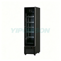 Réfrigérateur Vitré Commercial Slim pour Boissons Fraîches – Vitrine Réfrigérée Verticale Mini pour Supermarchés et Magasins