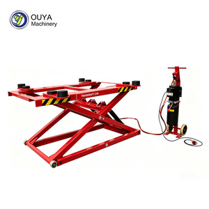 Sollevatore Idraulico a Forbice Portatile per Auto 2800KG, Basso Profilo per Officina, Garage, Negozio di Pneumatici - Product Image 1