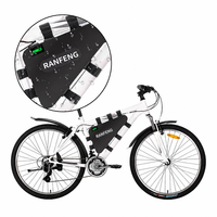 Baterai Segitiga E-Bike EU STOCK 52V 72V 20Ah 30Ah 2000W 3000W 100A BMS High Discharge Paket Baterai Lithium Ebike